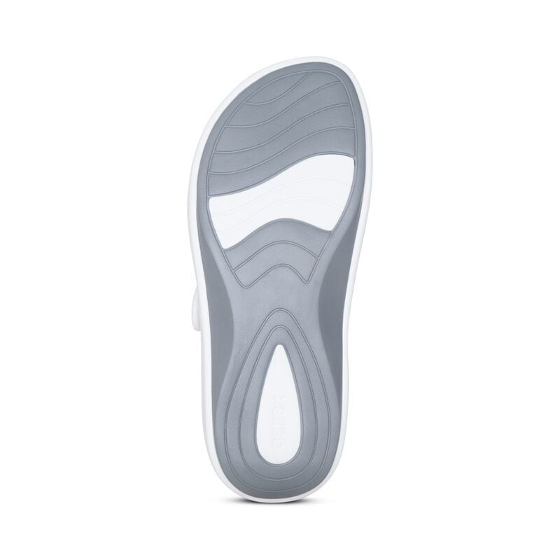  Dép quai ngang sức khoẻ nữ Aetrex Janey Sport White 