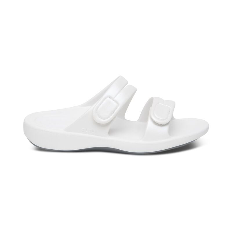  Dép quai ngang sức khoẻ nữ Aetrex Janey Sport White 
