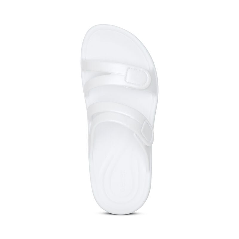  Dép quai ngang sức khoẻ nữ Aetrex Janey Sport White 