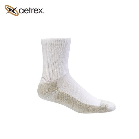  Vớ tiểu đường dài Aetrex Non-Binding Crew White 