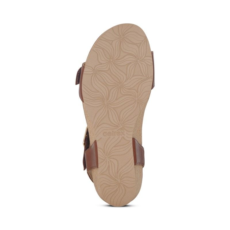  Giày Sandal cao gót sức khoẻ nữ Aetrex Lexa Brown 