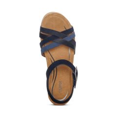  Giày Sandal cao gót sức khoẻ nữ Aetrex Noelle Navy 