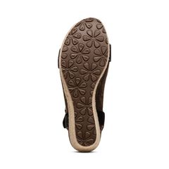  Giày Sandal cao gót sức khỏe nữ Aetrex Sydney Black 