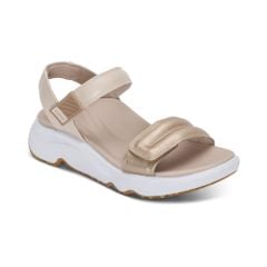  Giày Sandal sức khỏe nữ Aetrex Whit Champagne 