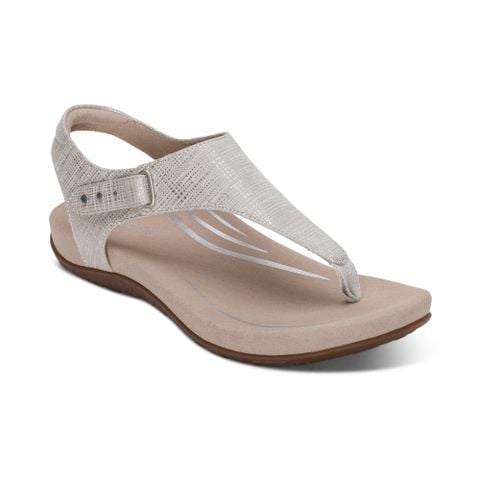  Giày sandal sức khỏe nữ Aetrex Ellie Grey 