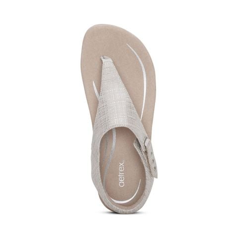  Giày sandal sức khỏe nữ Aetrex Ellie Grey 