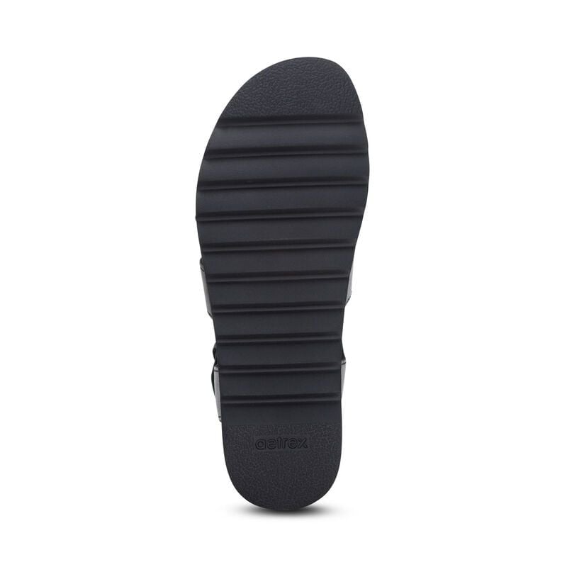  Giày sandal sức khỏe nữ Aetrex Romy Black 