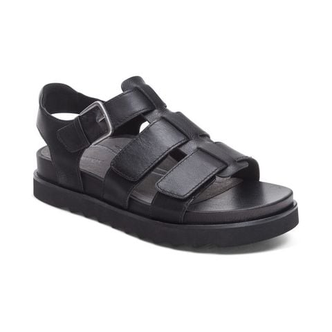 Giày sandal sức khỏe nữ Aetrex Romy Black 