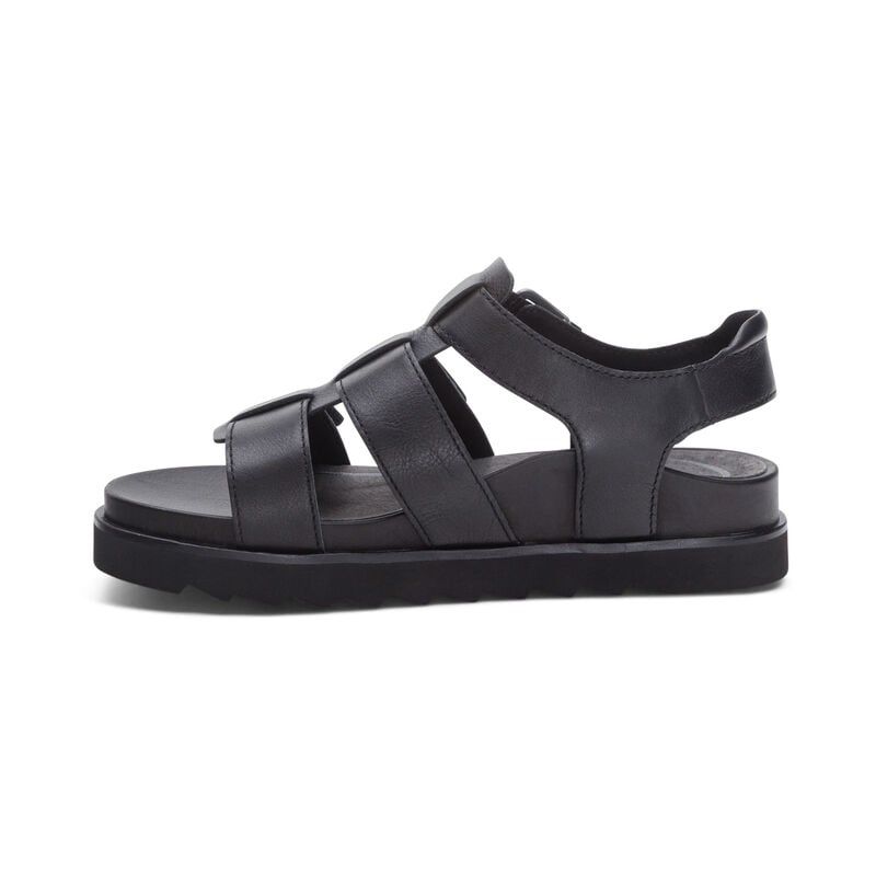  Giày sandal sức khỏe nữ Aetrex Romy Black 
