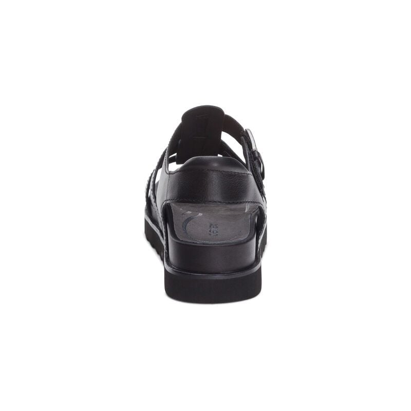  Giày sandal sức khỏe nữ Aetrex Romy Black 