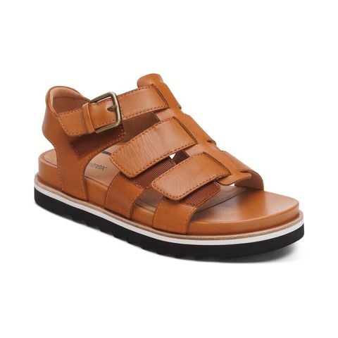 Giày sandal sức khỏe nữ Aetrex Romy Brown 