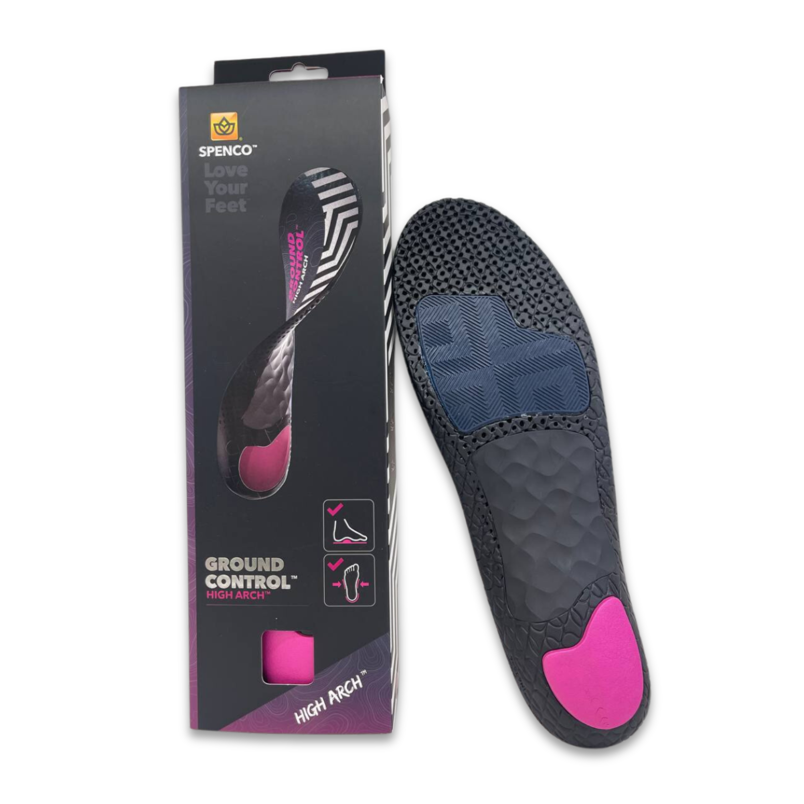  Lót giày sức khỏe Spenco Ground Control High Arch 