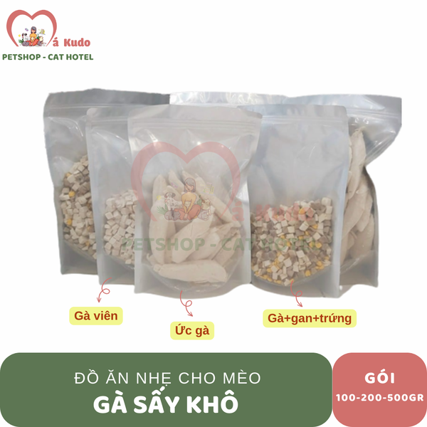  Gà viên sấy khô 