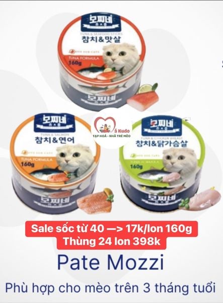  Pate Mozzi 160gr - Siêu khuyến mãi 