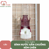  Bình đựng nước gài chuồng cho thú cưng 