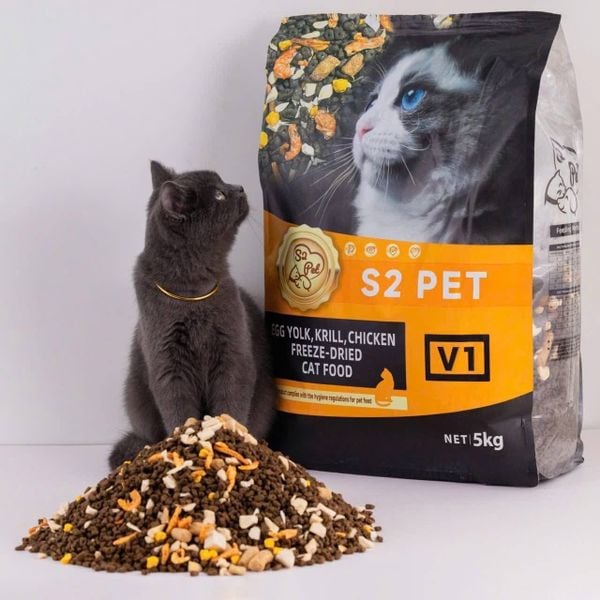  Hạt cho mèo S2 PET V1 – Siêu TOPPING 