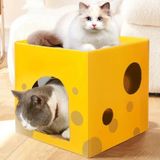  Cào móng 2 tầng cục phô mai cho mèo 