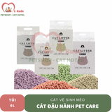  Cát đậu nành PetCare 6L - Hạt dài 