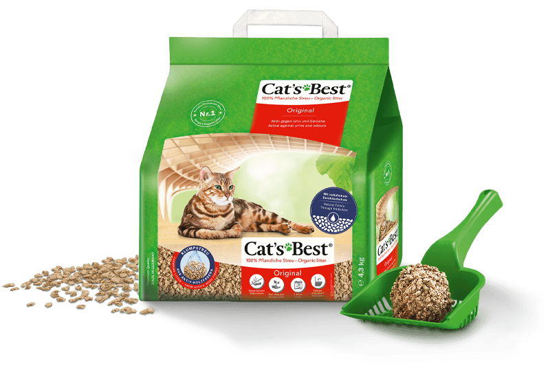  Cát gỗ hữu cơ Cat's Best Original - Vón cục và khử mùi 