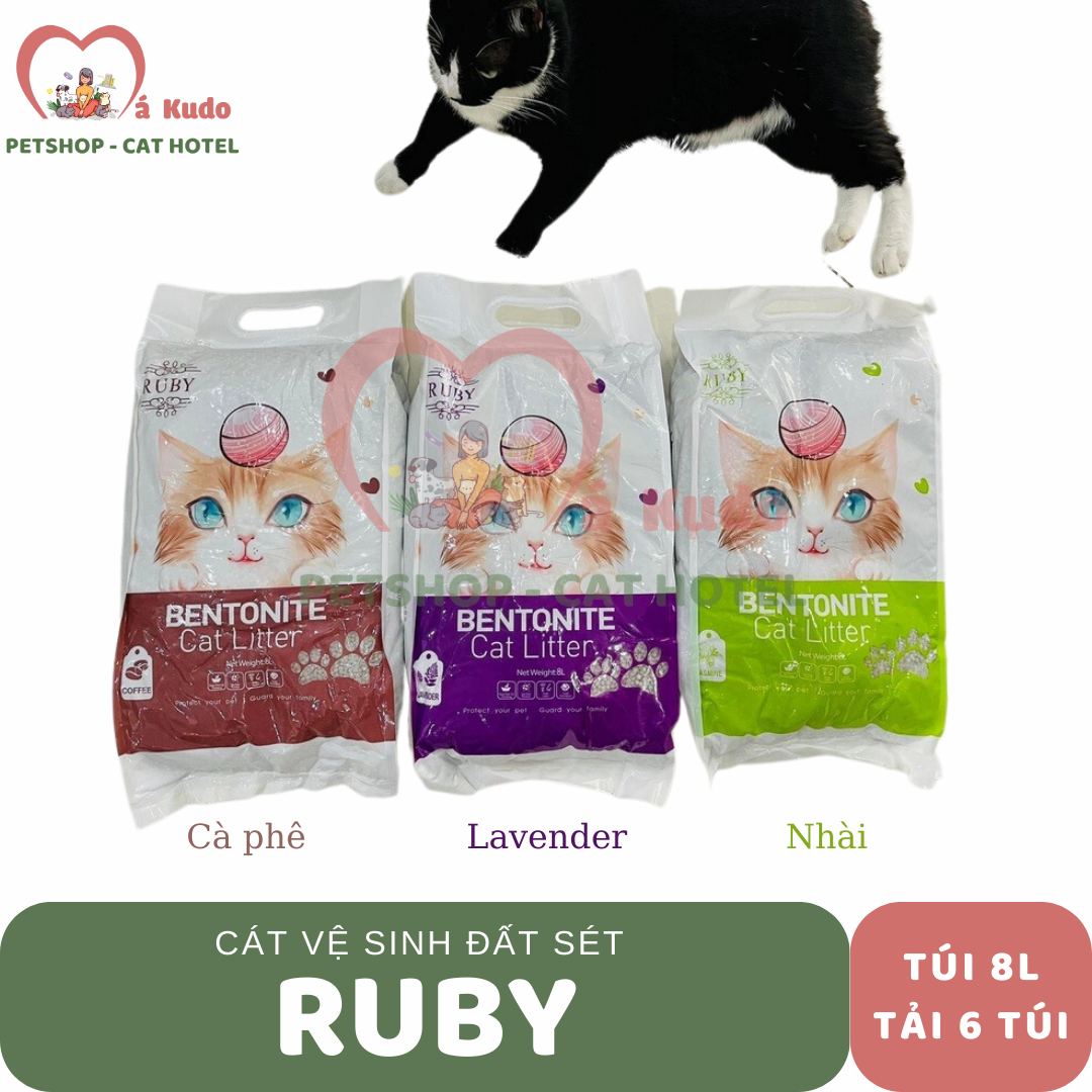  Cát đất sét Ruby 8L 