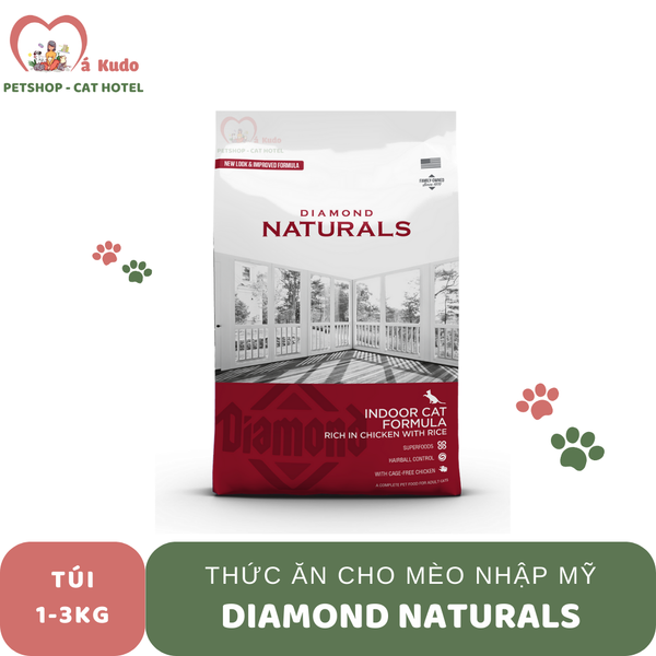  Hạt Diamond Naturals Indoor (Chicken & Rice) 