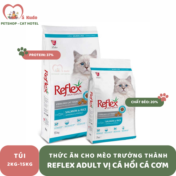  Hạt Reflex thường mèo lớn vị cá hồi 