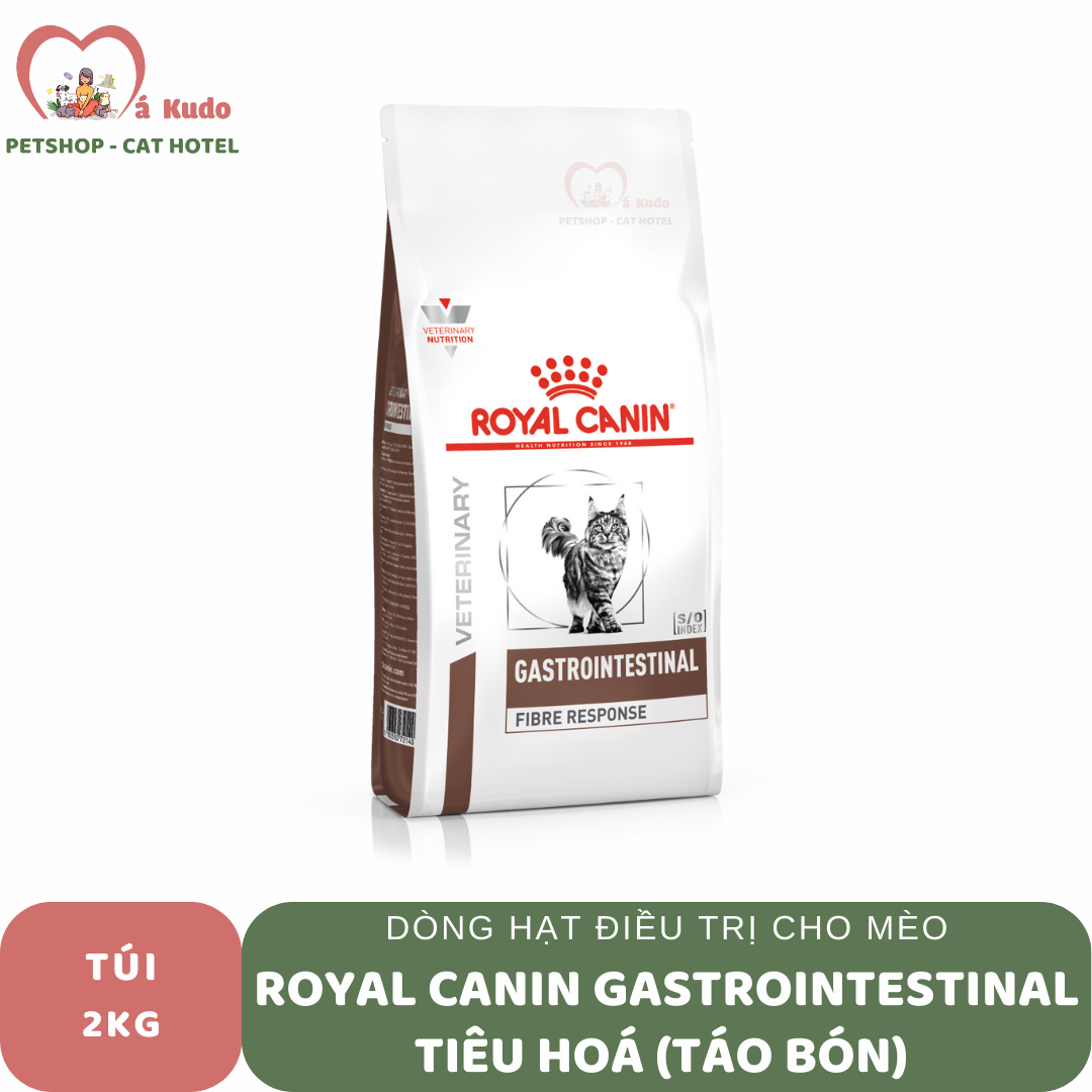  Hạt Royal Canin Gastrointestinal Fibre Response - Hỗ trợ hệ tiêu hoá (táo bón) cho mèo 