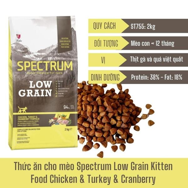  Hạt spectrum cho mèo 