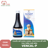  Thuốc bổ sung Canxi, Photpho dạng nước FE-FOLATE chó mèo Vencal-P 