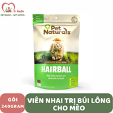  Viên nhai trị búi lông cho mèo Hairball Pet Natural 