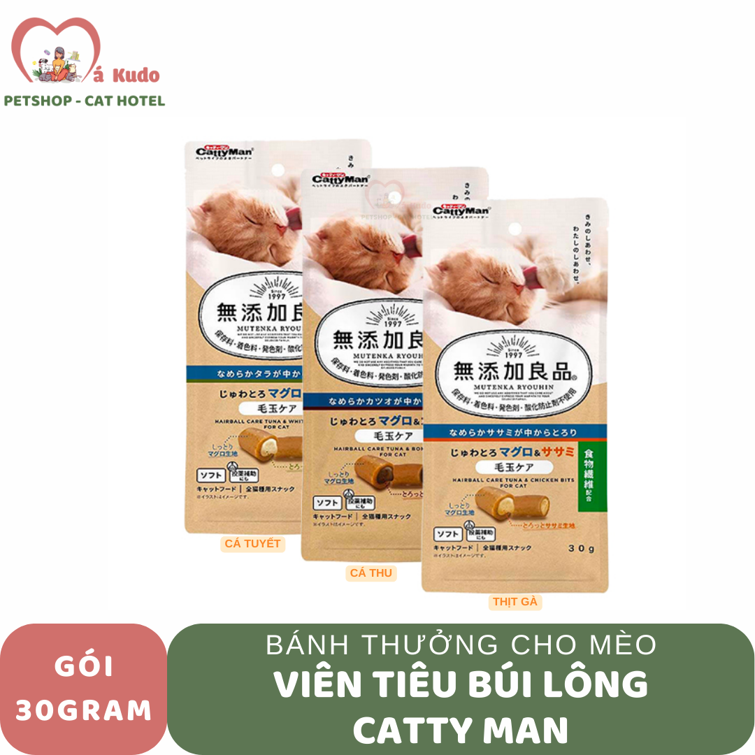  Viên tiêu búi lông CattyMan dành cho mèo 