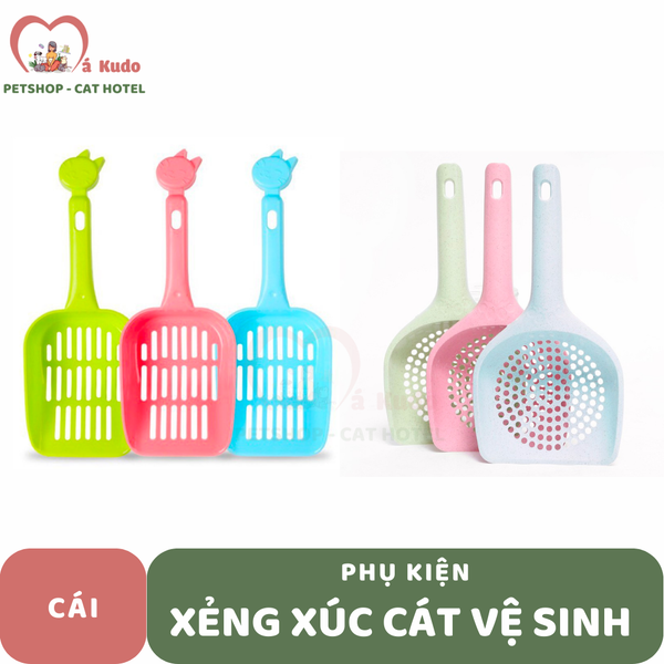  Xẻng xúc cát vệ sinh - lọc chất thải cho mèo 