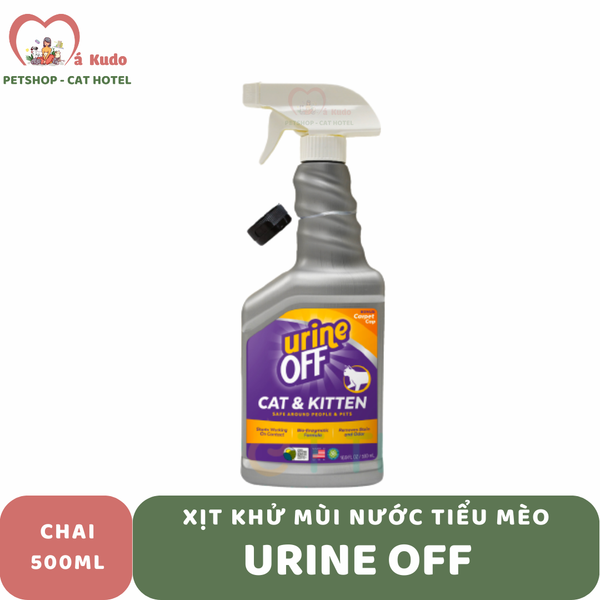  Xịt khử mùi nước tiểu mèo Urine Off 