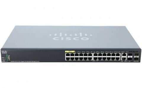  Cisco SF350-24P 24-port 10/100 POE Managed Switch ( SF350-24P-K9-EU ) 