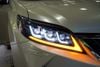 Xe Toyota Sienna 2013 Thay Đèn Pha Nguyên Cụm Và Độ Đèn Bi LED KMR