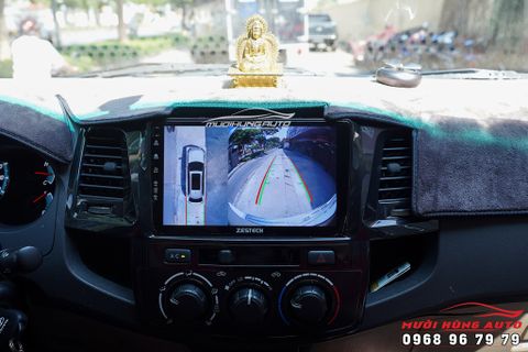  Đầu DVD Android Tích Hợp Cam 360 ZESTECH Z800 PRO+ Cho Xe TOYOTA FORTUNER 2015 