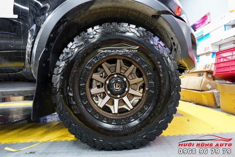 Độ Mâm Fuel Màu Vàng Đồng Sang Chảnh Cho FORD RANGER RAPTOR