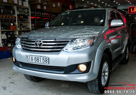  Độ Đèn Bi LED V20 Và LED Mí Mica Cho Xe FORTUNER 2012 - 2015 Chuyên Nghiệp 