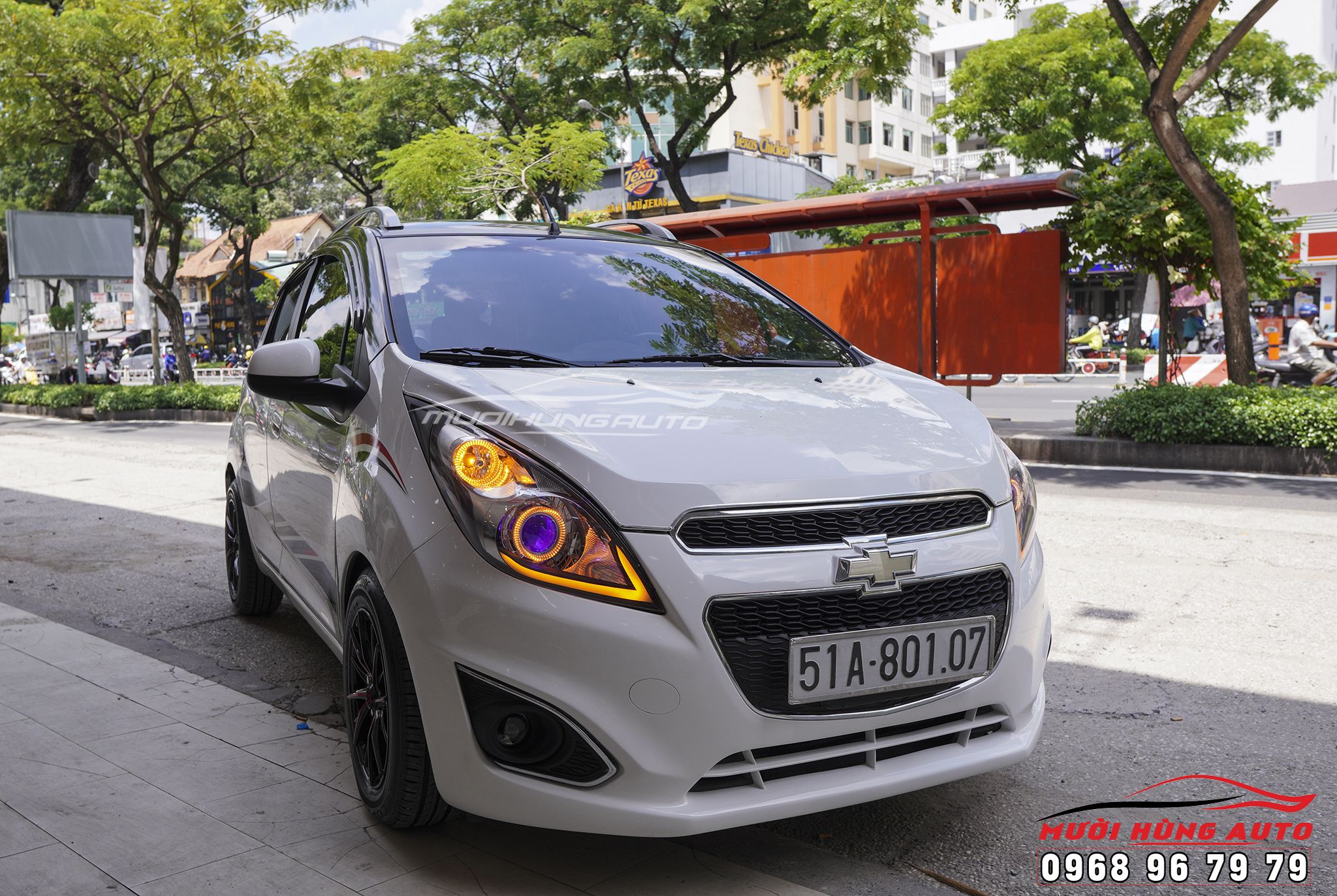 Combo Độ Đèn cho Xe Chevrolet Spark