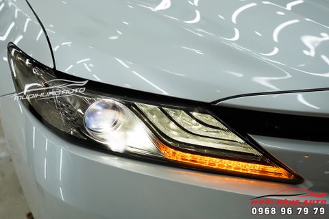 Độ Đèn Bi LED LASER JAGUAR Và Đèn Hậu Kiểu Lexus Cho Xe TOYOTA CAMRY 2019 - 2020 
