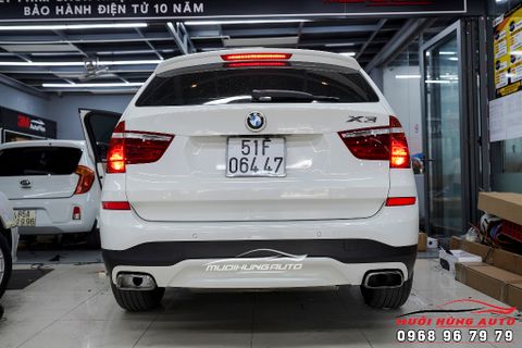 Mẫu Pô Độ Kiểu Vuông Đẳng Cấp Cho Xe BMW X3 2016