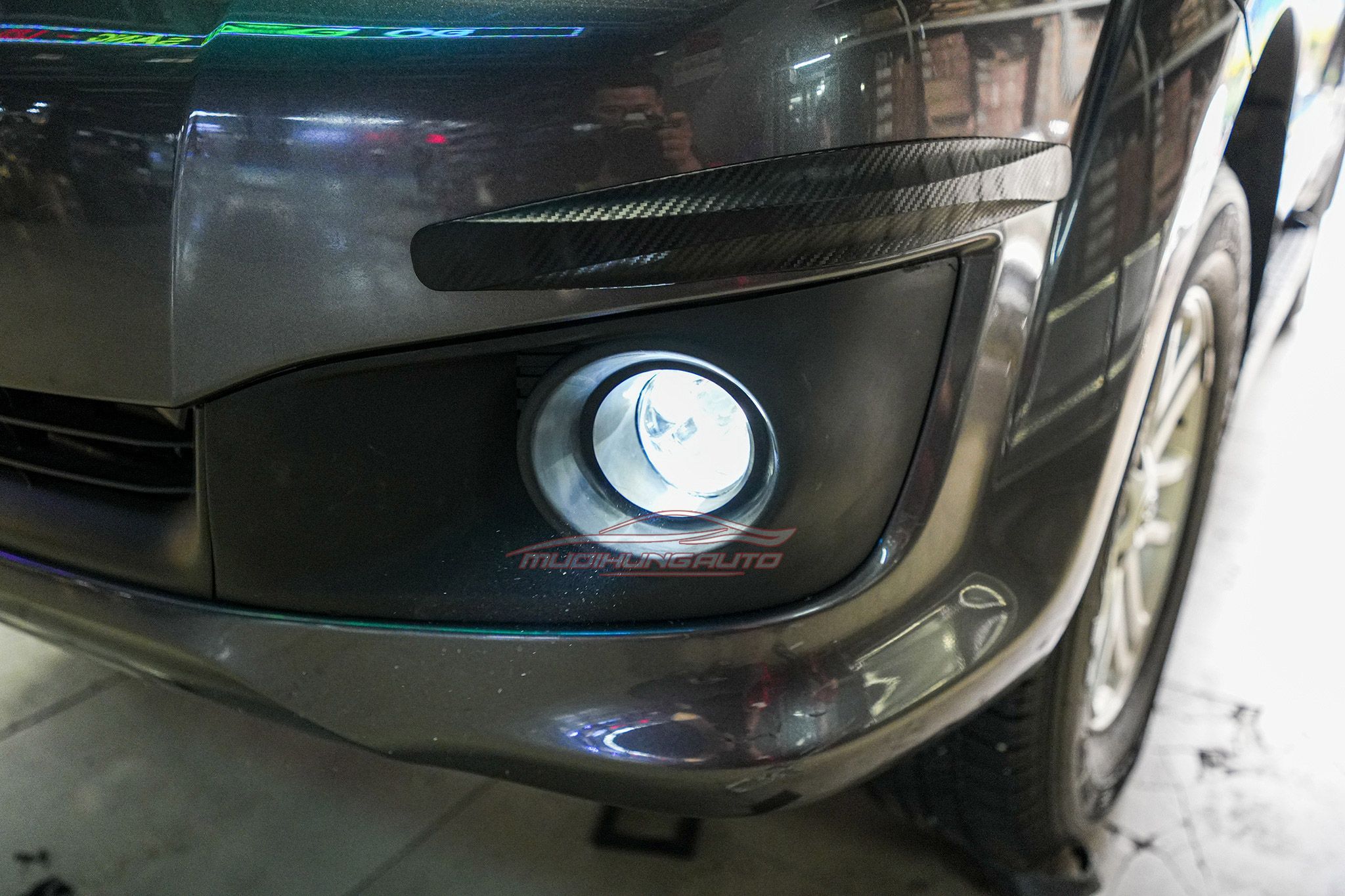 Độ Đèn Bi Gầm LED LASER AES Cho Xe TOYOTA FORTUNER 2014