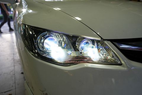  Độ Đèn Bi LED WOLF LIGHT Cho Xe HONDA CIVIC 2010 Chính Hãng Aozoom 