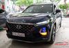 Hyundai Santafe 2019 Tăng Sáng Vượt Trội Với Combo Độ Đèn Hoàn Toàn Mới