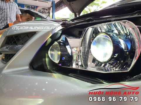  Độ 04 Bi LED WOLF Tăng Sáng Xe Toyota Altis 2010 