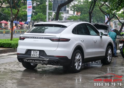  Độ Cặp Pô Akrapovic cao cấp xe Porsche Cayenne 2019 