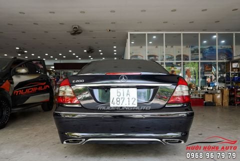  Độ Pô Kiểu MER Đời Mới Cho Xe Mercedes E200 2009 