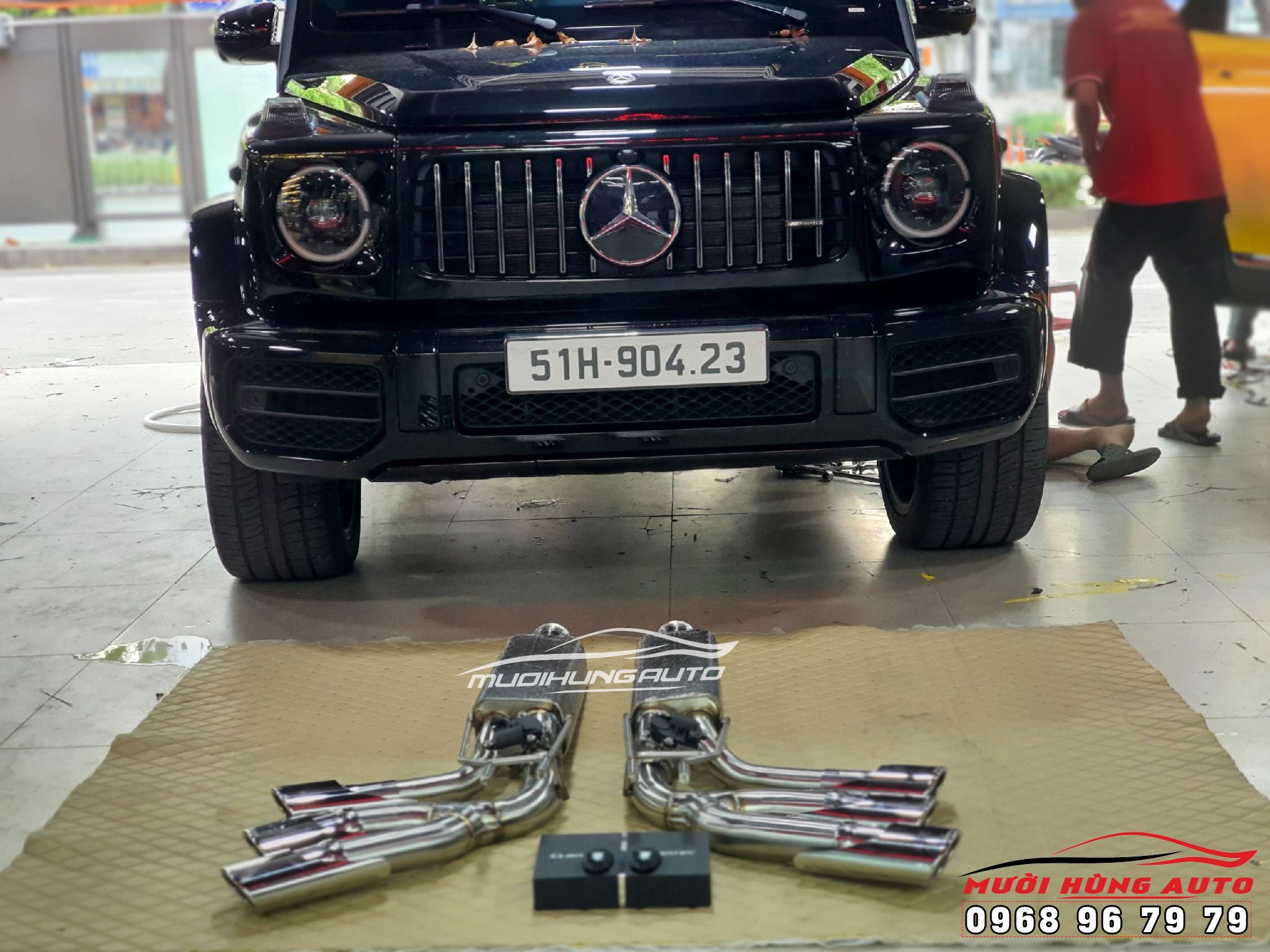 Độ Pô Nguyên Cây Cho Xe MERCEDES G63 Chuyên Nghiệp Tại TPHCM