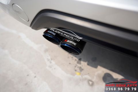  Combo Độ Pô AKRAPOVIC Đôi Kết Hợp Van ON OFF Cho Xe MITSUBISHI XPANDER 