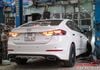 Độ Pô Xe Hyundai Elantra 2017 - 2018 Mẫu Pô Vuông Cao Cấp